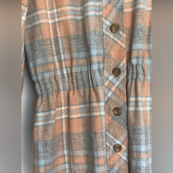 Vintage 60s Miss Sun Valley Plaid Maxi Dress - Picture 9 of 10